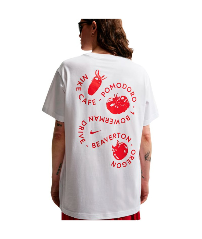 Camiseta Nike Nsw Clsc Bf Cafe Tomato Mujer Blanco