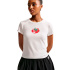 Camiseta branca Mulher Nike NSW Chllknt Modcrp
