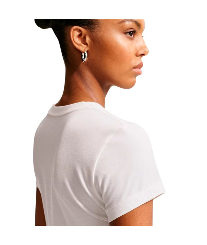 Camiseta branca Mulher Nike NSW Chllknt Modcrp