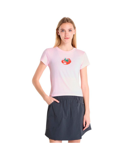 Camiseta Mulher Nike NSW Chllknt Modcrp vermelha