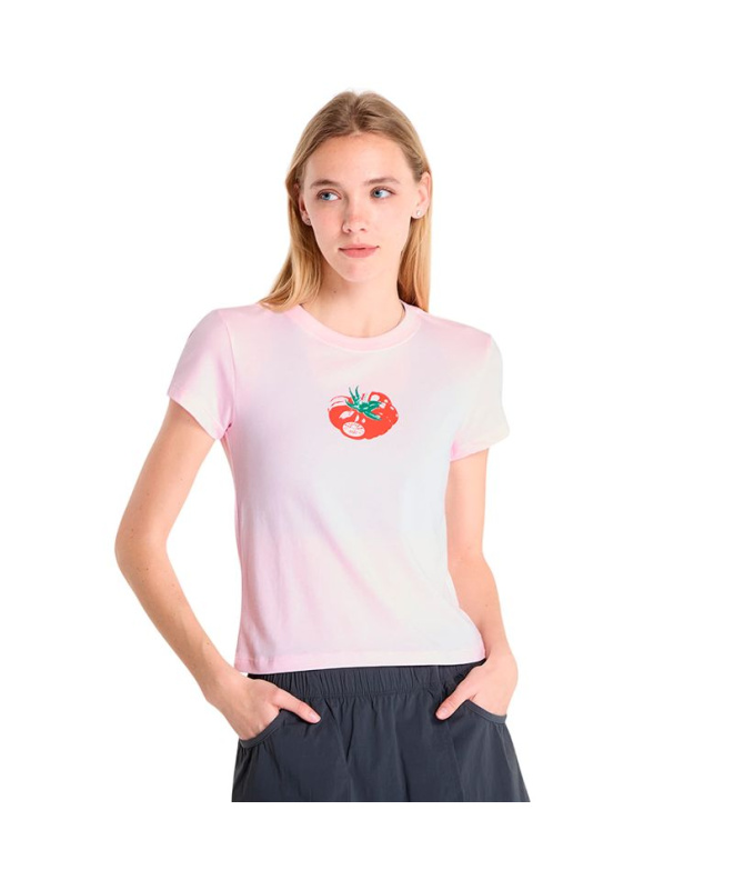 Camiseta Mulher Nike NSW Chllknt Modcrp vermelha