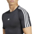T-shirt de Fitness adidas Techfit Training à 3 bandes Homme , noir