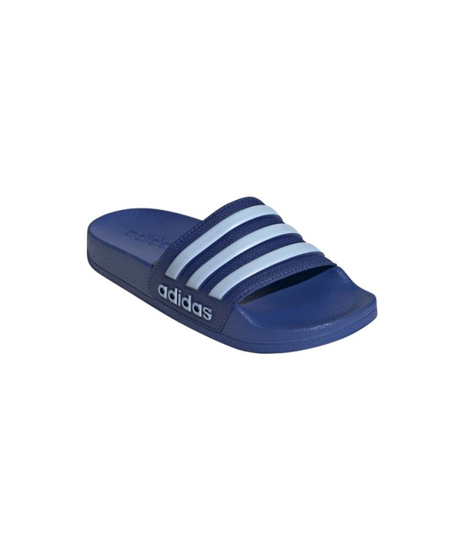 Tongs de douche adidas Adilette Enfant , bleues