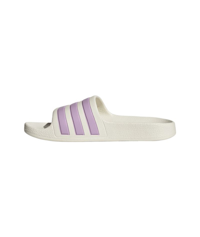 Tongs Enfant adidas Adilette Aqua blanches