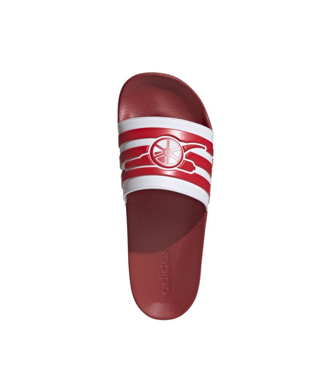 Chinelos adidas Adilette Shower Arsenal vermelhos
