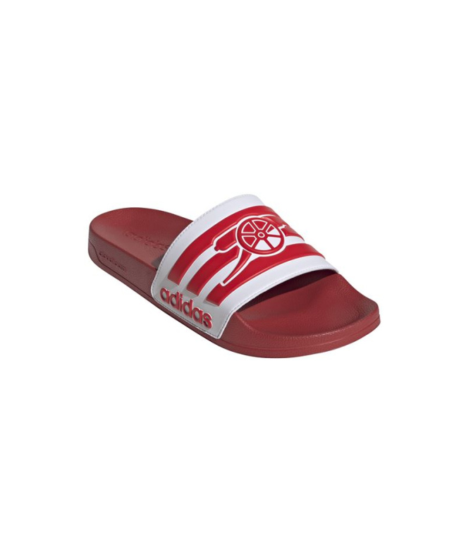 Chinelos adidas Adilette Shower Arsenal vermelhos