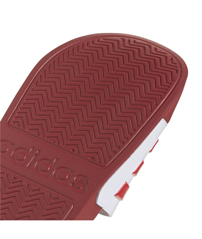 Chinelos adidas Adilette Shower Arsenal vermelhos
