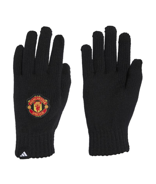 Gants Football noirs adidas Manchester United