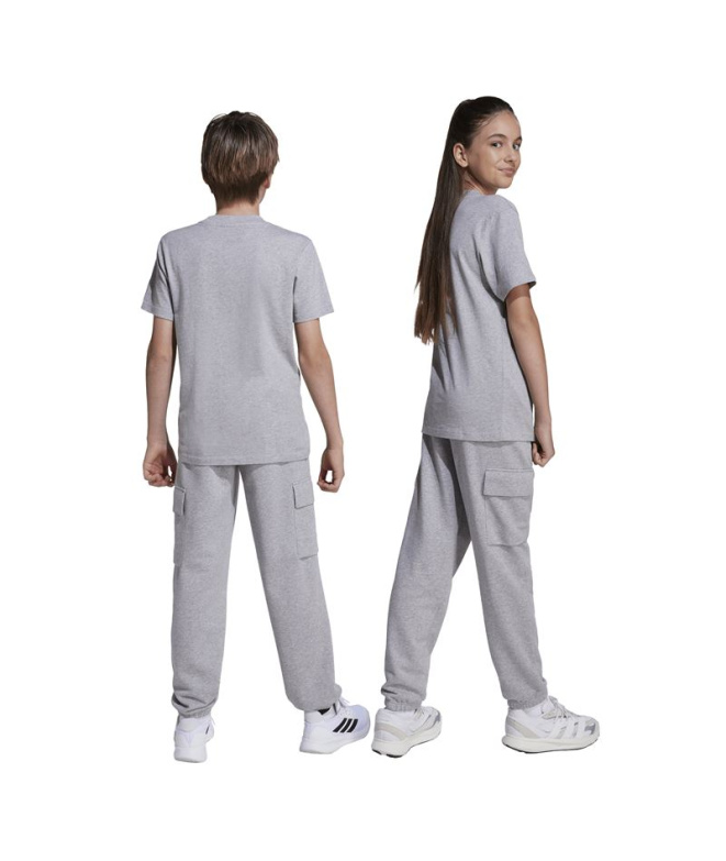 Pantalon Enfant adidas SL Ft C Brgrin / Blanc