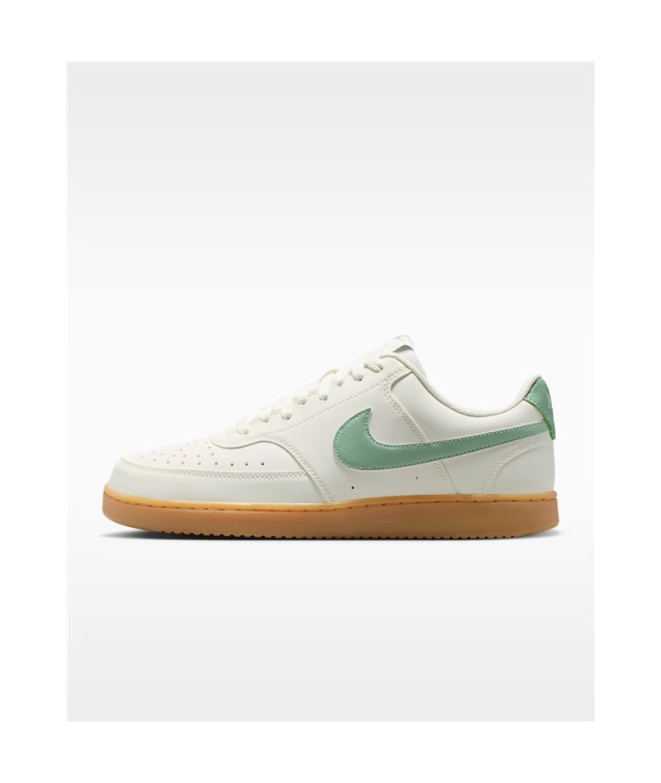 Chaussures blanches Nike Court Vision Lo V2 NBK...