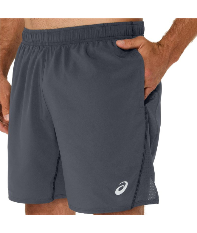 Calça Running Homem ASICS Core 7In, cinza.