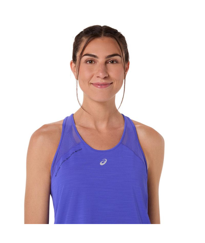 Regata Running Mulher ASICS Road Tank, Camiseta...
