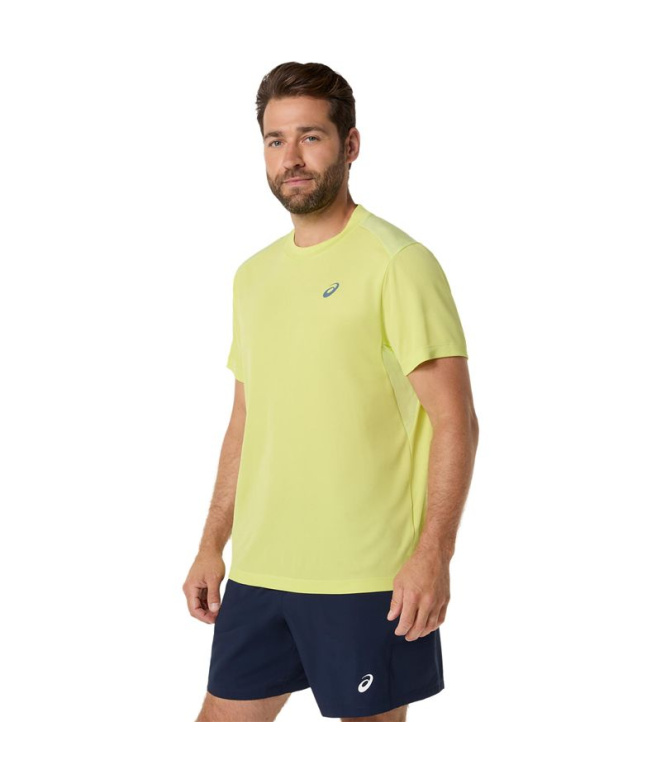 Camiseta Tênis Top Homem ASICS Court SS pistache