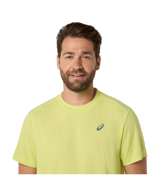 Camiseta Tênis Top Homem ASICS Court SS pistache