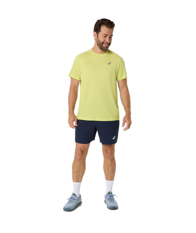 Camiseta Tênis Top Homem ASICS Court SS pistache