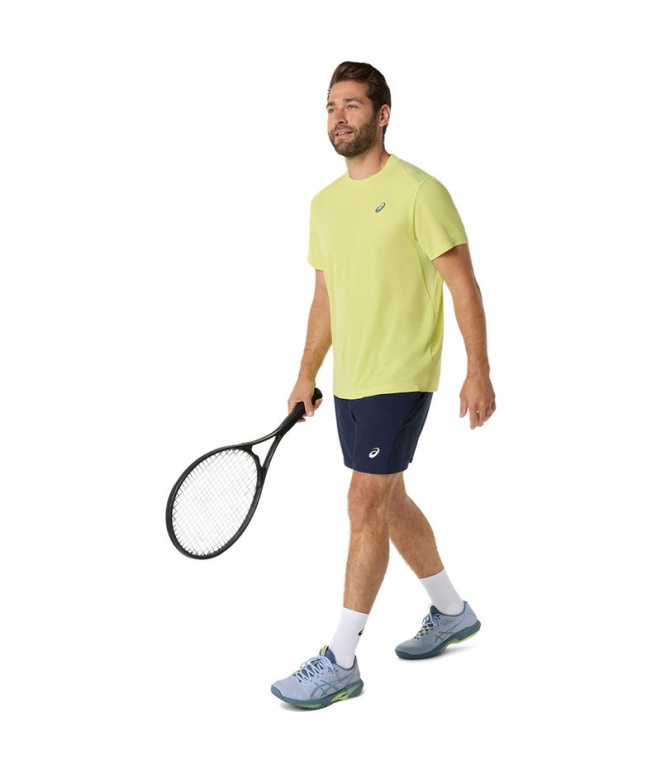 Camiseta Tênis Top Homem ASICS Court SS pistache