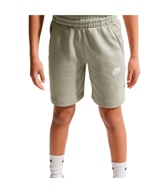 Calça Nike NSW Club FT LBR Verdes Infantil