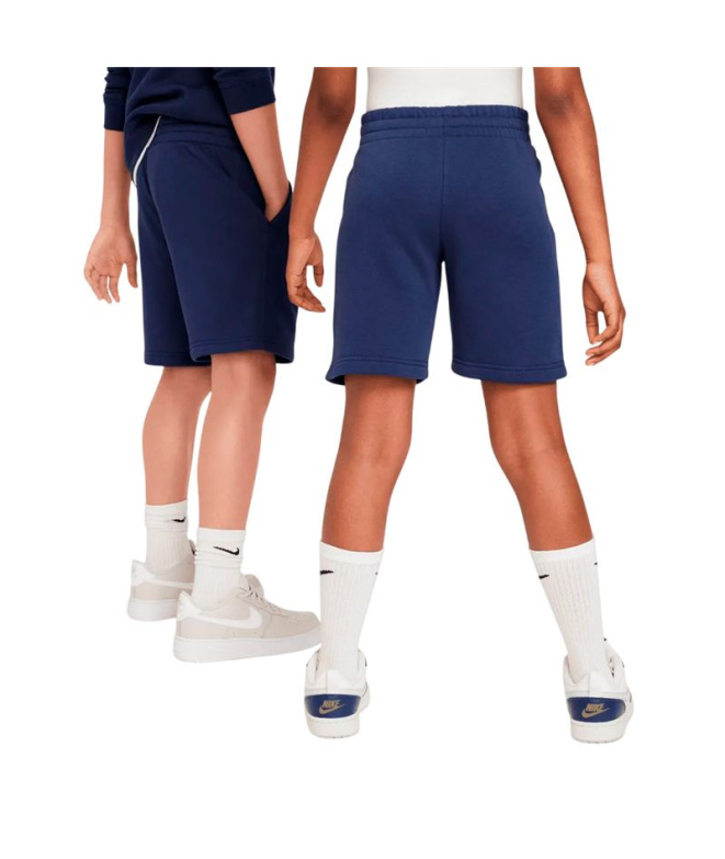 Calça Nike NSW Club FT LBR Infantil azuis