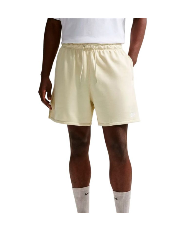 Pantalones Cortos Nike Club Flow Ft Hombre Marrón