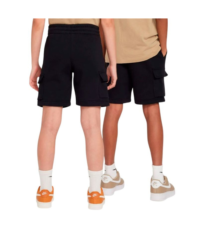 Pantalons Enfant Nike NSW Club FT CRGO LBR, noir