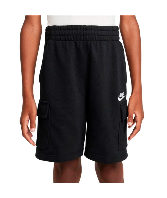 Calça Nike NSW Club FT CRGO LBR Infantil , pretos