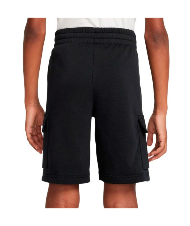 Calça Nike NSW Club FT CRGO LBR Infantil , pretos