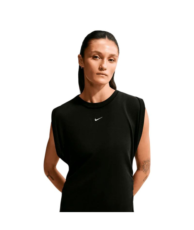 Vestido preto Mulher Nike NSW CHLL FT