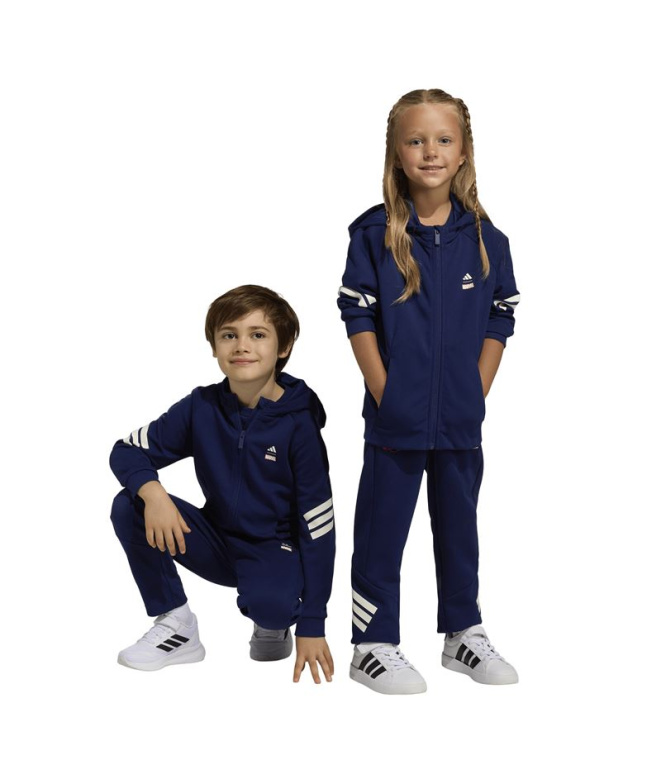 Calça Infantil adidas Lk Mrvl Sm azul...