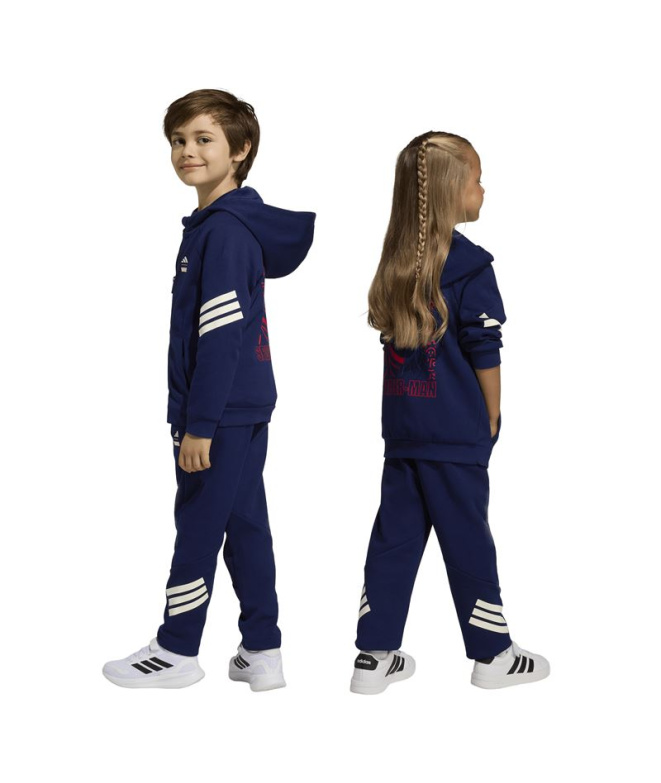 Calça Infantil adidas Lk Mrvl Sm azul...