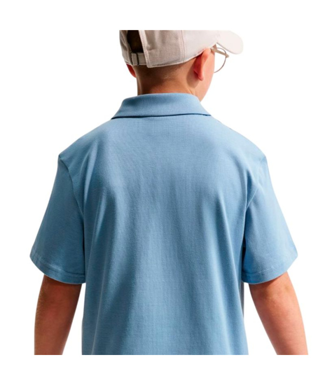 Polo Nike Nsw Club Knit Ss Polo Lbr Infantil Azul