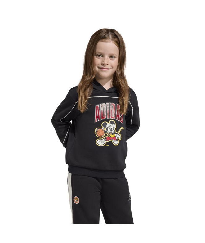 Sweat Enfant adidas Lk Dy Mm Hd Swt Noir/Blanc