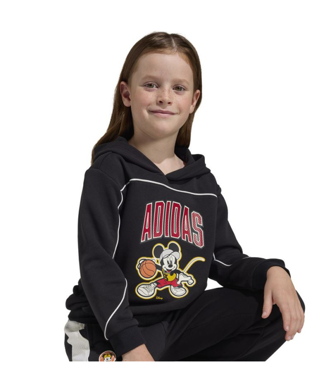 Sweat Enfant adidas Lk Dy Mm Hd Swt Noir/Blanc