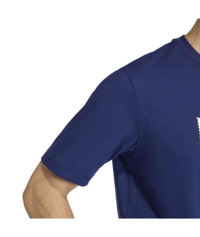 T-shirt Homme adidas Mos Stamps bleu foncé