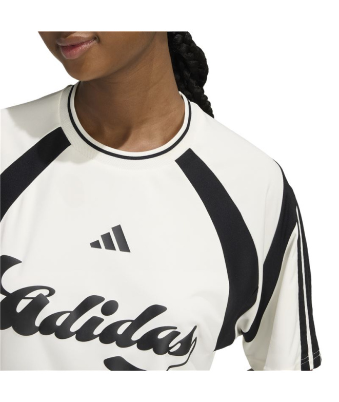 Camiseta Mulher adidas Her branca/preta