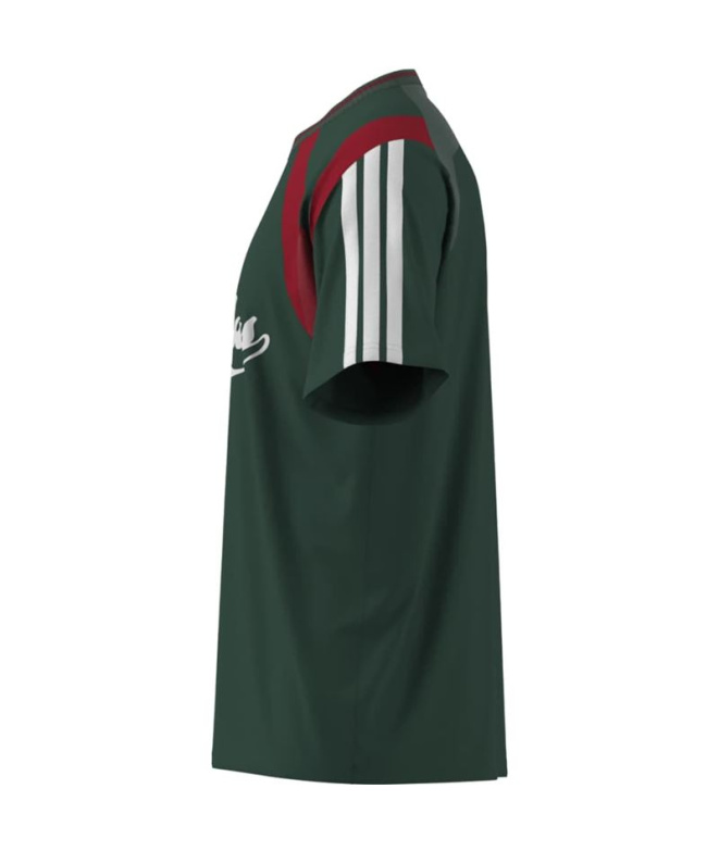 Camiseta Homem adidas Tiro Np Drkgrn/Escmej/Branca