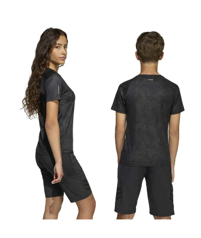 T-shirt de Fitness Enfant adidas Spi Eng Noir/Noir