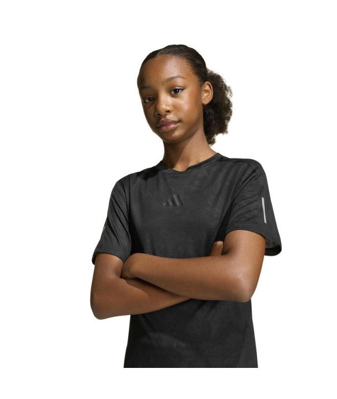 T-shirt de Fitness Enfant adidas Spi Eng Noir/Noir