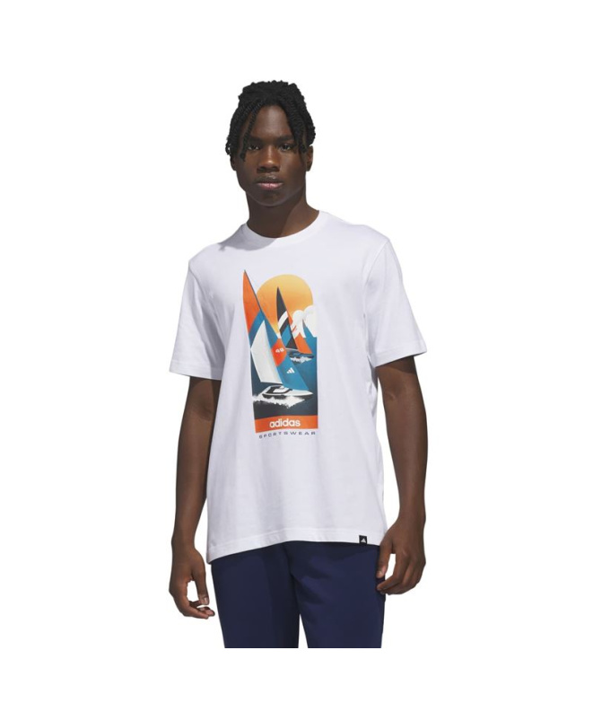 T-shirt blanc adidas Sailing SS Homme