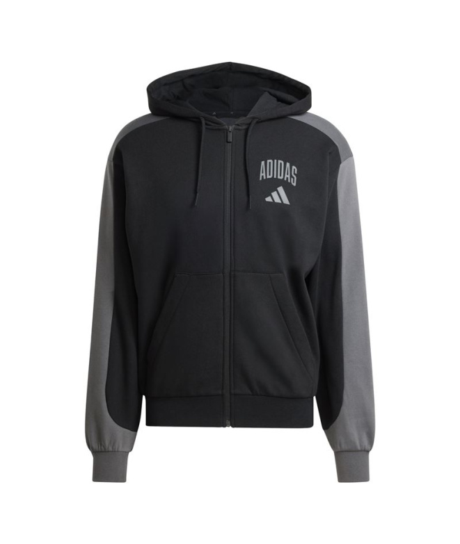 Veste adidas Collegiate Fz Homme noir/gris