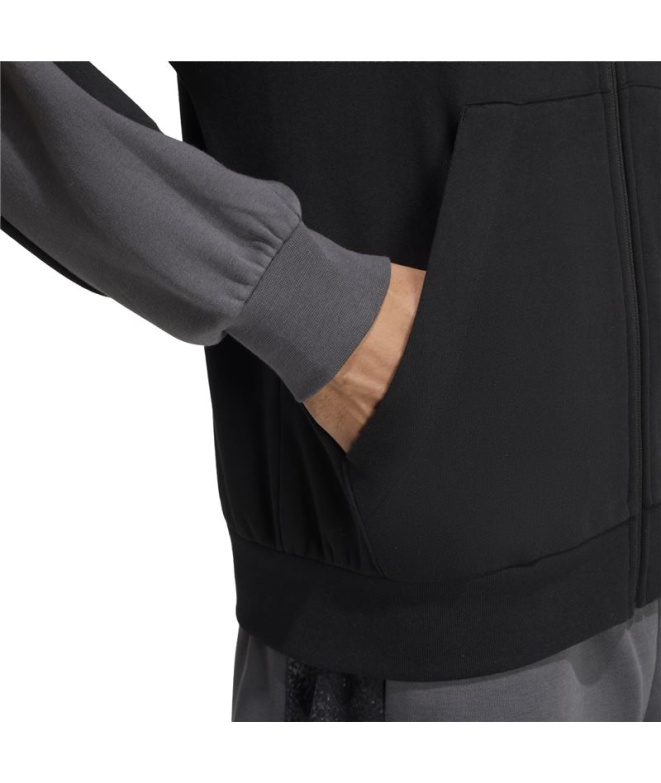 Veste adidas Collegiate Fz Homme noir/gris