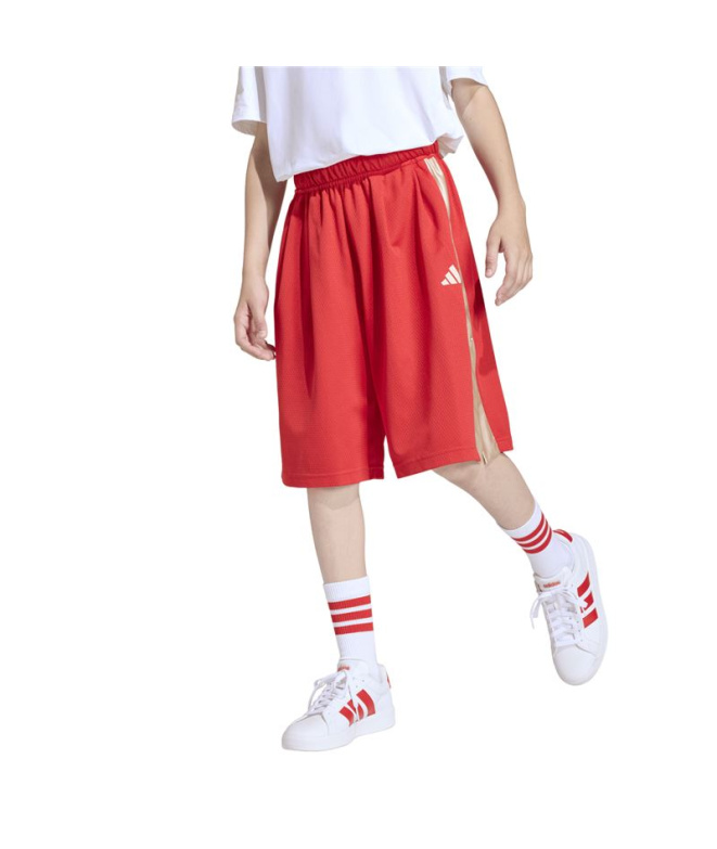 Pantalons Enfant adidas Std Sho bordeaux/licence