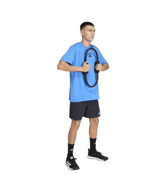 Camiseta Fitness Homem adidas TR ID G azul