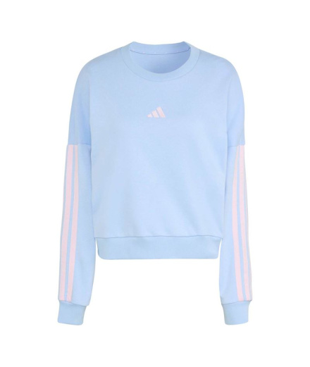 Mulher adidas 3-Stripes Ft Swt Moletom /rosa