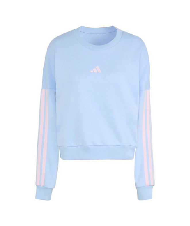 Mulher adidas 3-Stripes Ft Swt Moletom /rosa