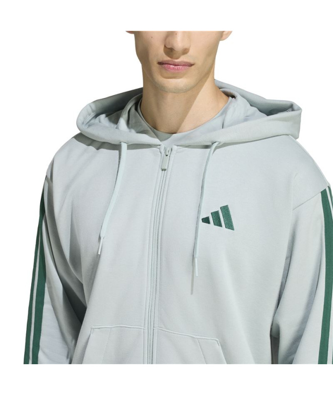 adidas 3-Stripes Ft Fz HD Homme Veste Sama/Vert