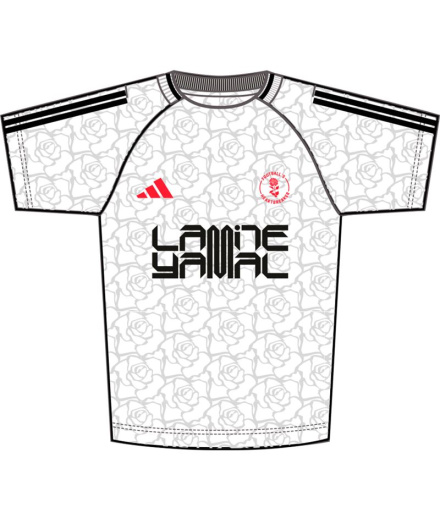 Camiseta Futebol branca Infantil adidas Ly Hot