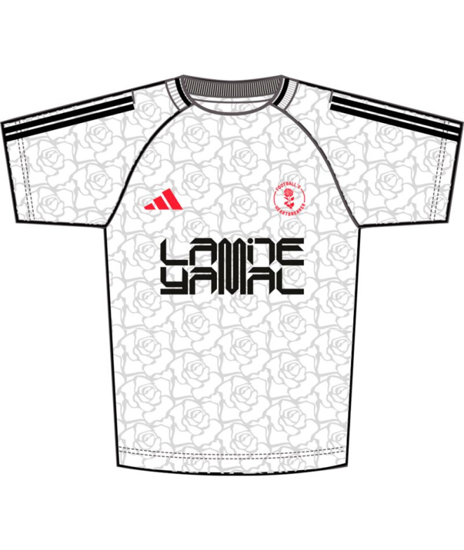 Camiseta Futebol branca Infantil adidas Ly Hot