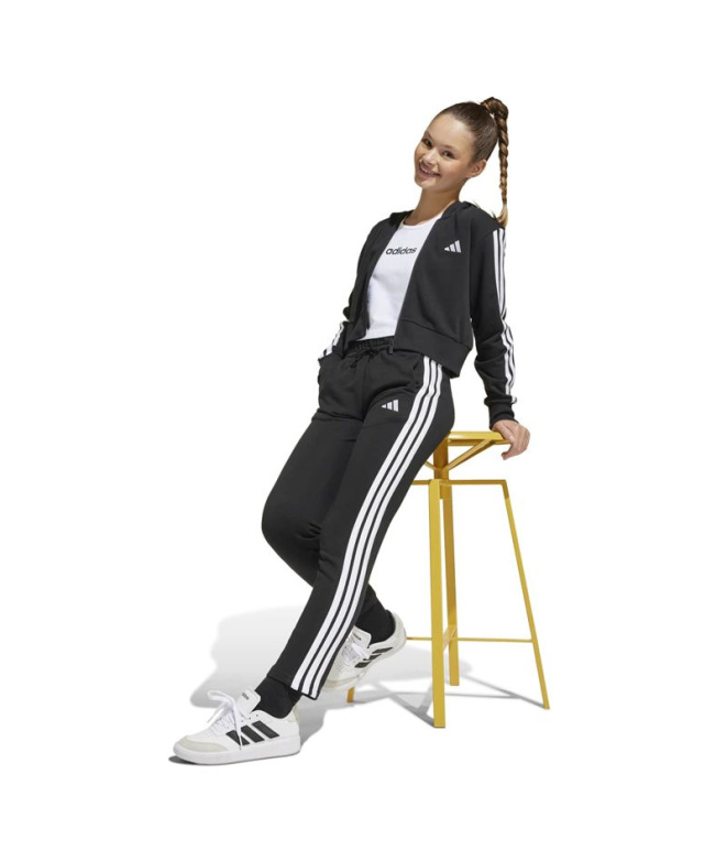 Casaco adidas Jg 3 Stripes Ft Fz Cro Menina ,...