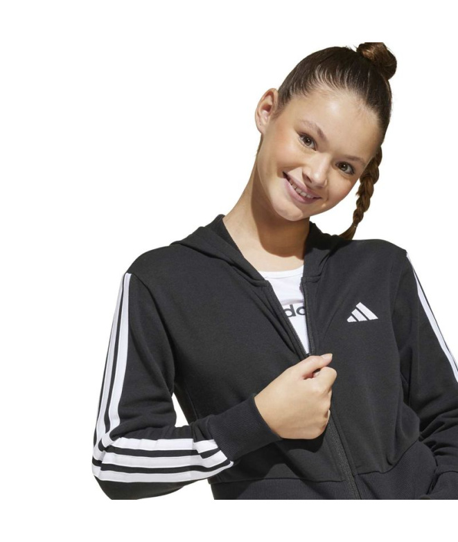 Veste adidas Jg 3 Stripes Ft Fz Cro Fille ,...