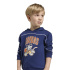 Moletom Infantil adidas Lk Dy Mm Hd Swt azul escuro/Napu/branco